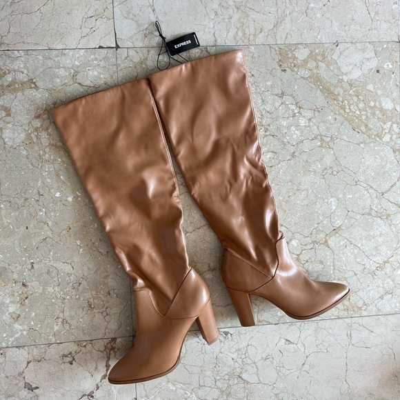 Express Heeled Stovepipe boots NWT - Picture 5 of 16